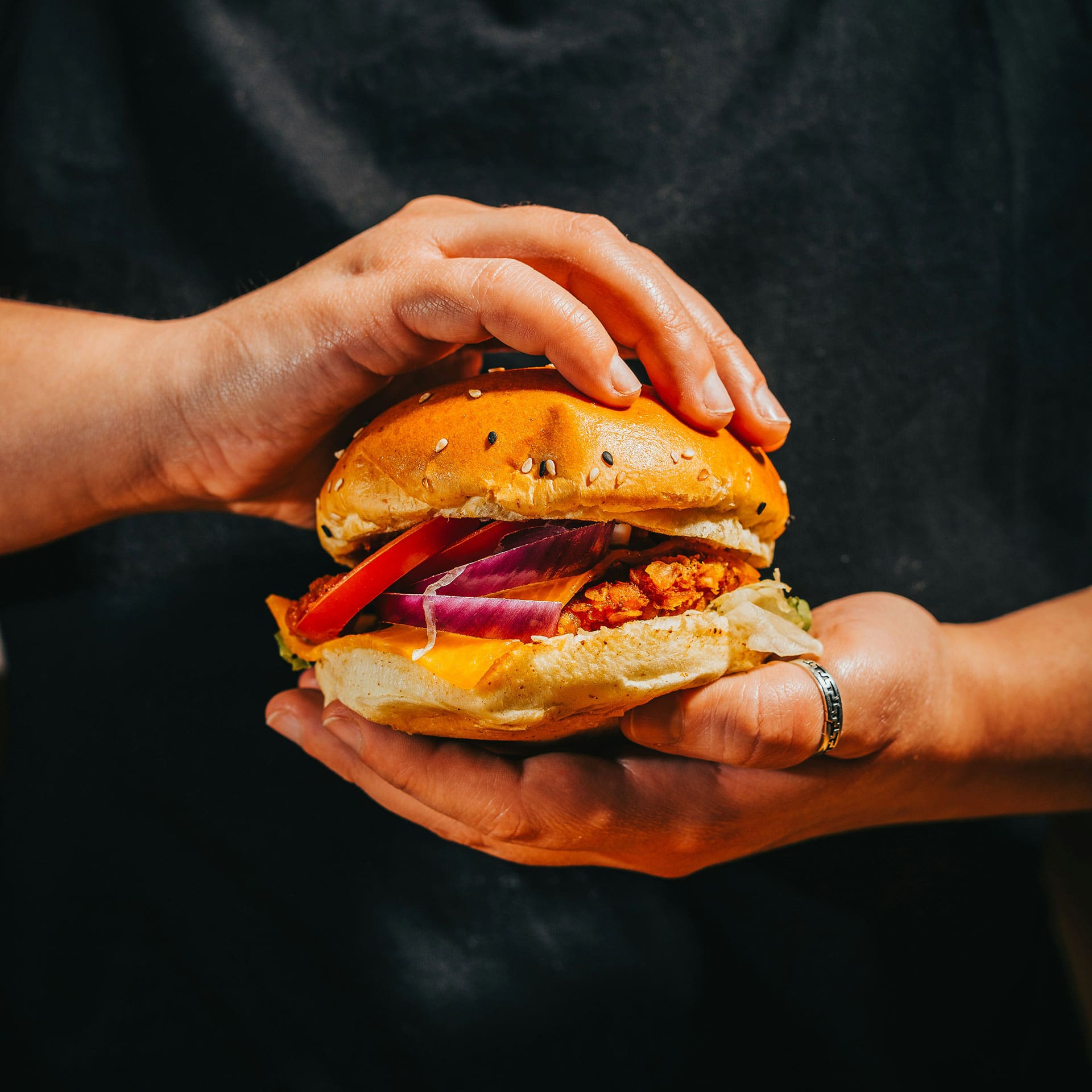 Classic cheeseburger combo