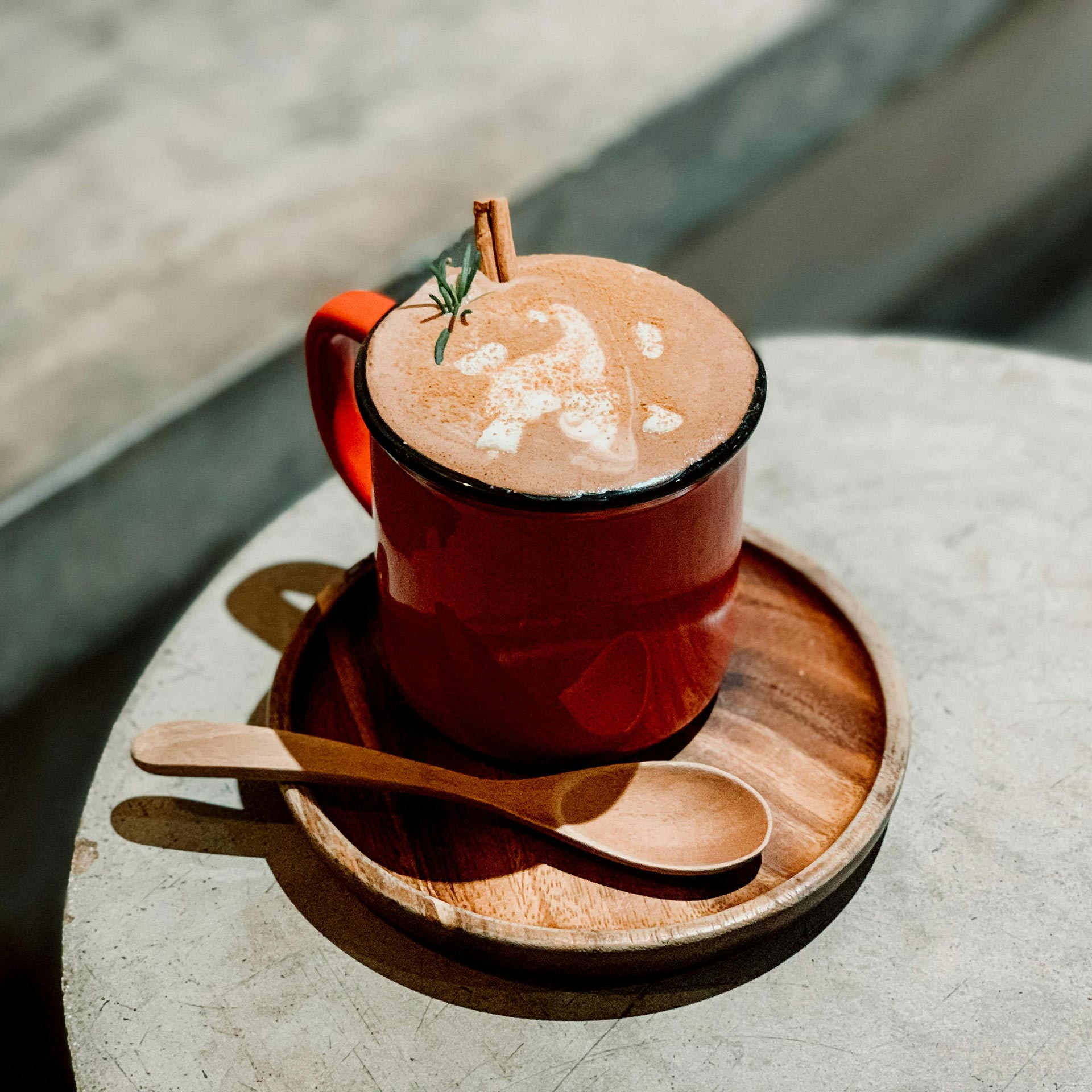 Maple pecan latte