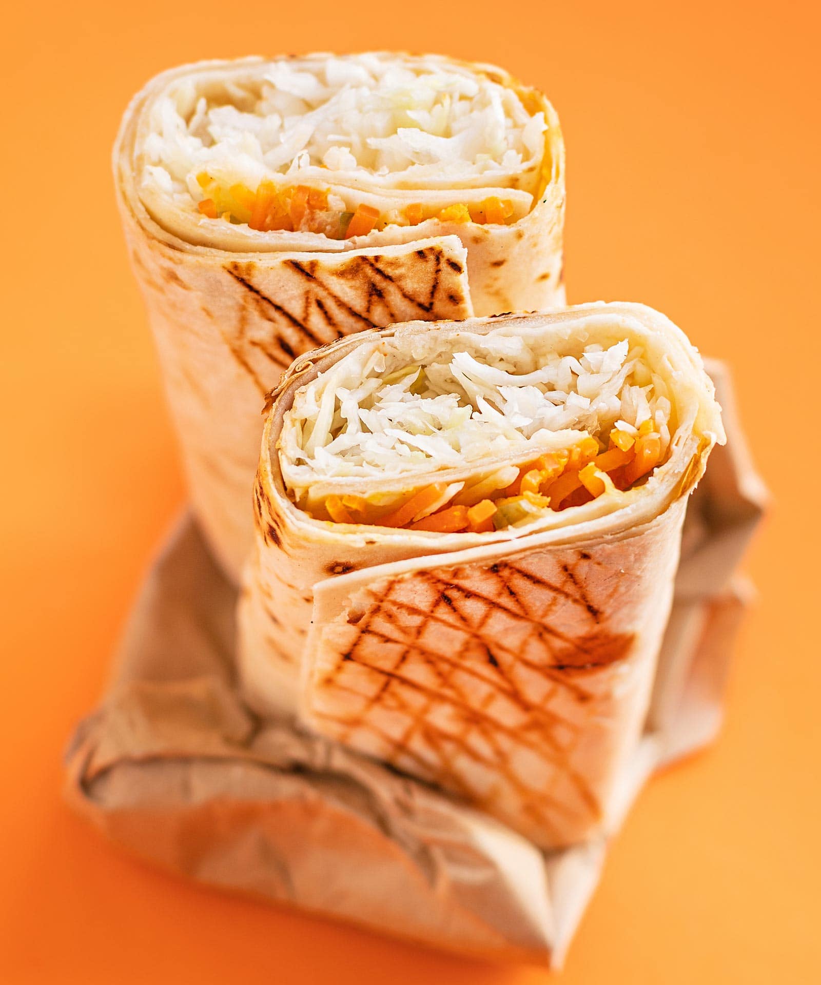 Spicy chicken shawarma